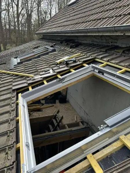 Toiture réalisée par Moïse Fortin, couvreur au Perray-en-Yvelines