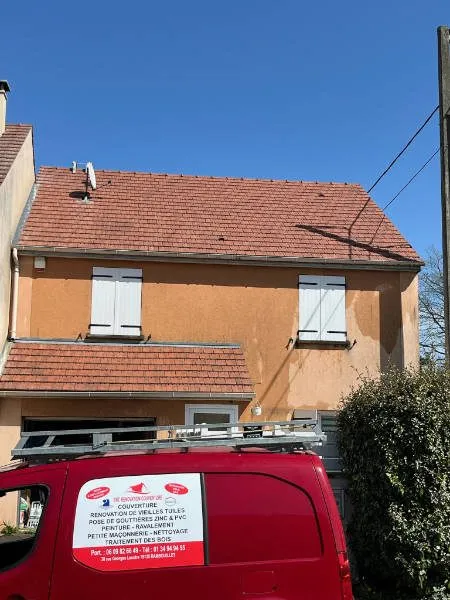 Toiture réalisée par Moïse Fortin, couvreur à Saint-Hilarion