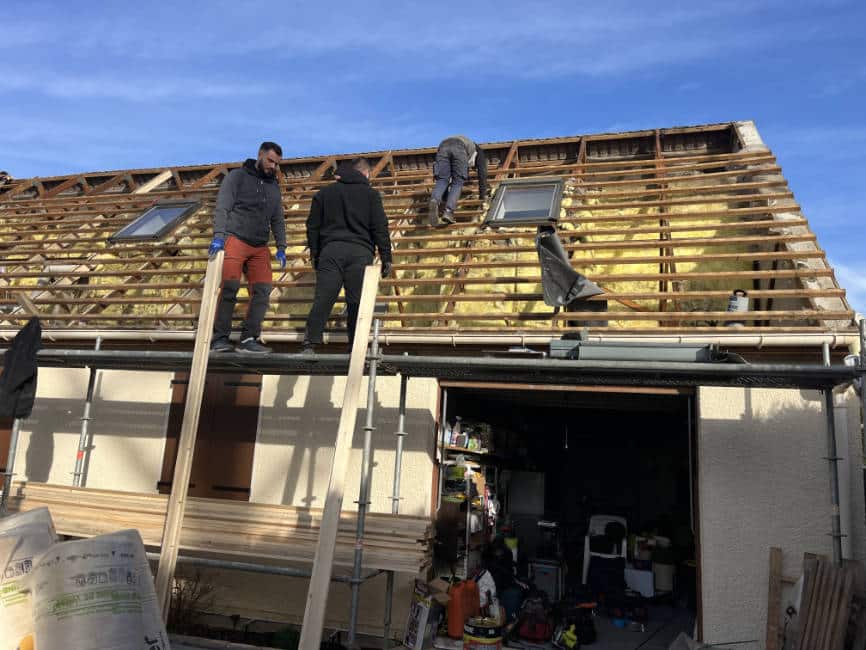 M Fortin Couvreur rénovation de toiture au Perrey en Yvelines 78
